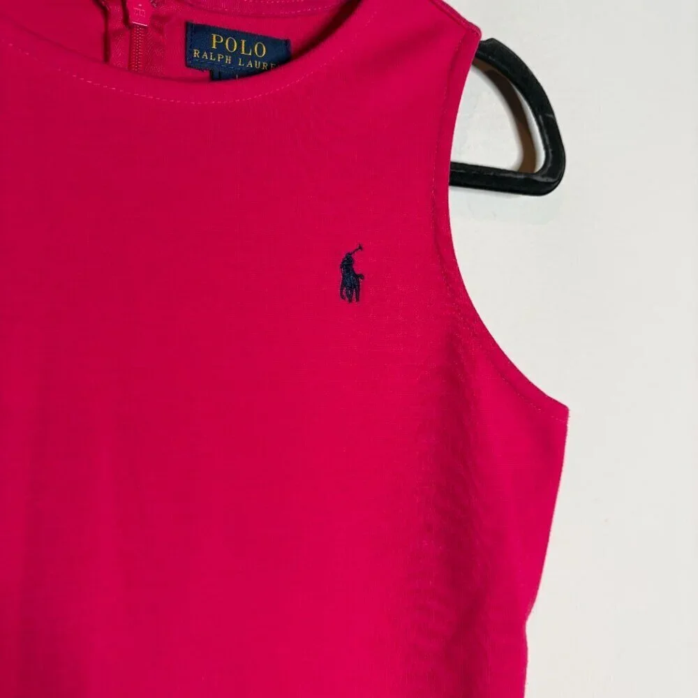 POLO Ralph Lauren pink drop waist dress